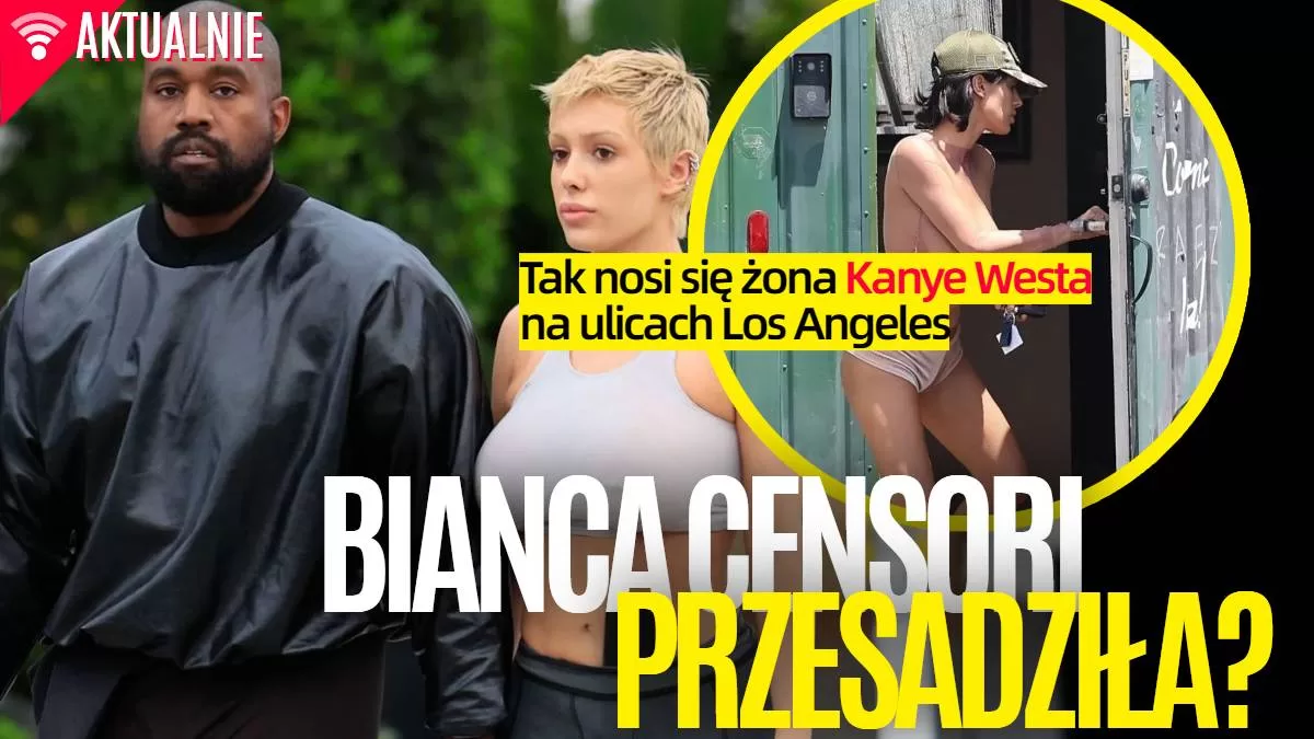 bianca censori nago na ulicy