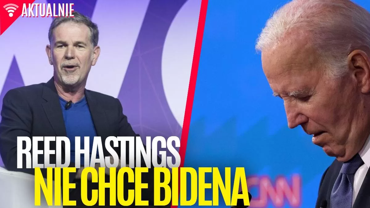 Reed Hastings Netflix Joe Biden wybory prezydenckie 2024