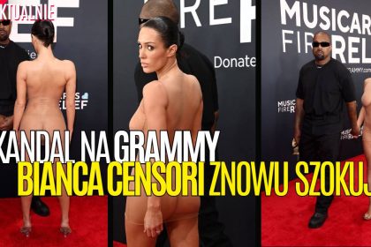 Bianca Censori nago na Grammy 2025